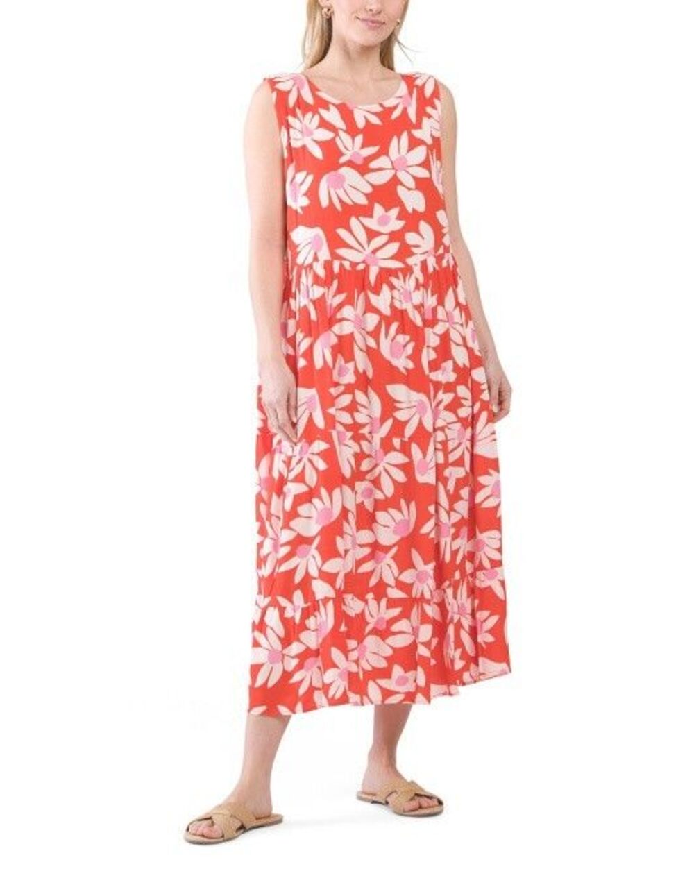 Mister Zimi womens Olivia Red Daisy Tie Back Midi Dress size 6 AU (2 US) $179